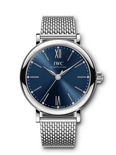 IWC Portofino 34 Stainless Steel / Blue / Mesh IW3574-04 IWC Portofino 34 Stainless Steel / Blue / Mesh IW3574-04