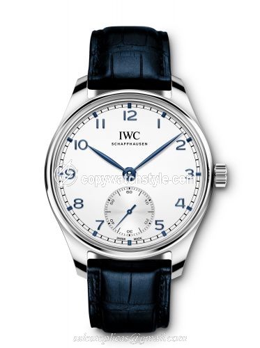 IWC Portugieser Automatic 40 Stainless Steel / Silver / Alligator IW3583-04 IWC Portugieser Automatic 40 Stainless Steel / Silver / Alligator IW3583-04