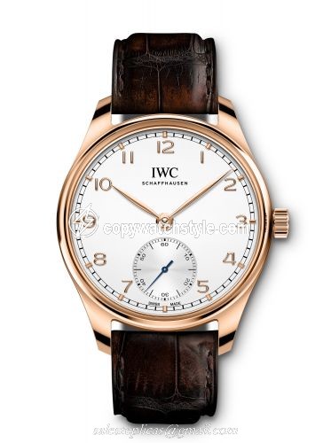 IWC Portugieser Automatic 40 Rose Gold / Silver / Alligator IW3583-06 IWC Portugieser Automatic 40 Rose Gold / Silver / Alligator IW3583-06