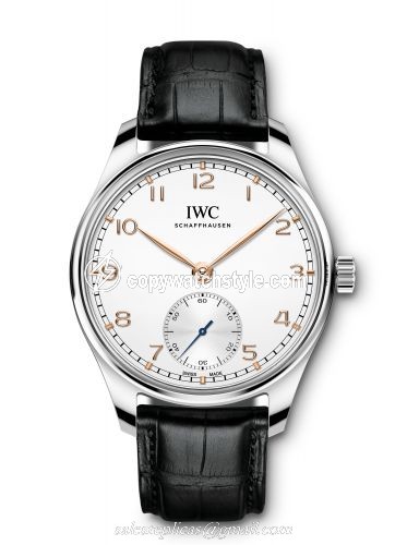 IWC Portugieser Automatic 40 Stainless Steel / Silver / Alligator IW358303 IWC Portugieser Automatic 40 Stainless Steel / Silver / Alligator IW358303
