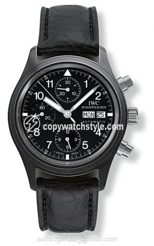 IWC Pilot's Watch Chronograph Ceramic / English / Strap IW3705-03 IWC Pilot's Watch Chronograph Ceramic / English / Strap IW3705-03