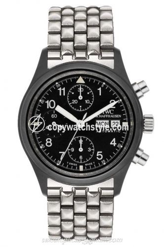 IWC Pilot's Watch Chronograph Ceramic / Italian / Bracelet IW3705-06 IWC Pilot's Watch Chronograph Ceramic / Italian / Bracelet IW3705-06