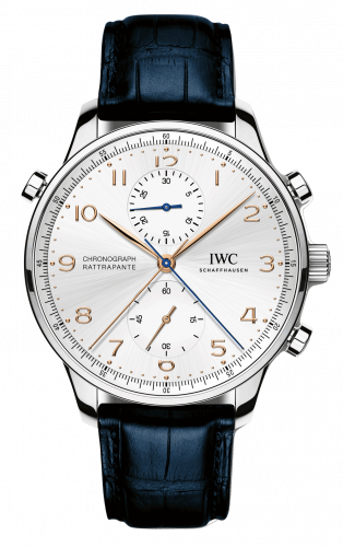 IWC Portuguese Chrono-Rattrapante Stainless Steel / Silver / Lisboa IW3712-19 IWC Portuguese Chrono-Rattrapante Stainless Steel / Silver / Lisboa IW3712-19