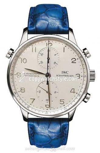IWC Portuguese Chrono-Rattrapante White Gold / Silver IW3712-09 IWC Portuguese Chrono-Rattrapante White Gold / Silver IW3712-09