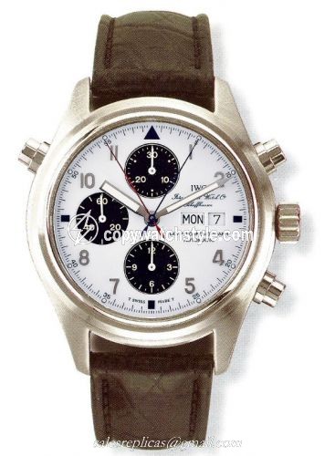 IWC Pilot's Watch Doppelchronograph Stainless Steel / White / Japan / Strap IW3713-29 IWC Pilot's Watch Doppelchronograph Stainless Steel / White / Japan / Strap IW3713-29