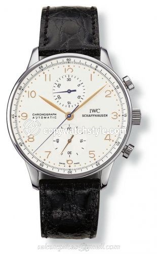 IWC Portuguese Chrono-Automatic Stainless Steel / Silver IW3714-01 IWC Portuguese Chrono-Automatic Stainless Steel / Silver IW3714-01