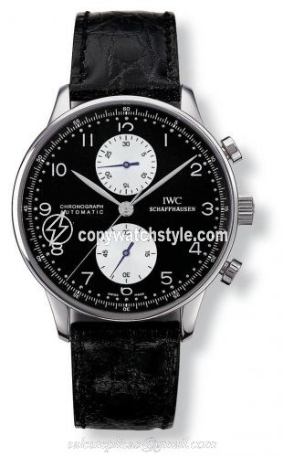IWC Portuguese Chrono-Automatic Stainless Steel / Reverse Panda IW3714-04 IWC Portuguese Chrono-Automatic Stainless Steel / Reverse Panda IW3714-04