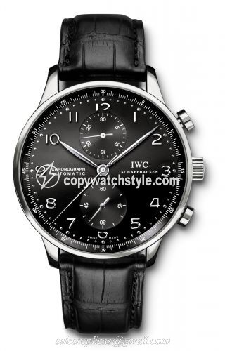 IWC Portuguese Chrono-Automatic White Gold / Black IW3714-13 IWC Portuguese Chrono-Automatic White Gold / Black IW3714-13