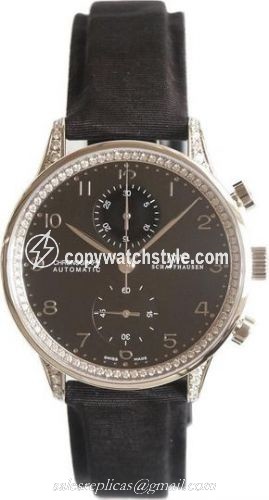 IWC Portuguese Chrono-Automatic White Gold / Black / Diamond IW3714-22 IWC Portuguese Chrono-Automatic White Gold / Black / Diamond IW3714-22