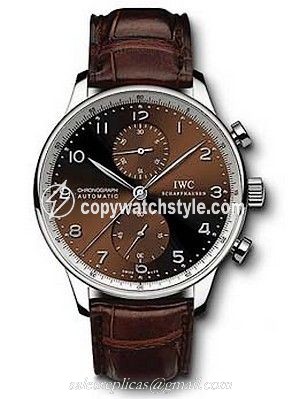 IWC Portuguese Chrono-Automatic Stainless Steel / Galli IW3714-50 IWC Portuguese Chrono-Automatic Stainless Steel / Galli IW3714-50
