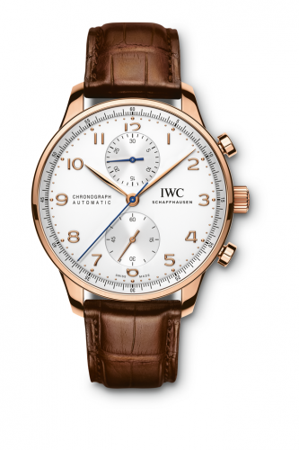 IWC Portuguese Chrono-Automatic Red Gold / Silver IW3714-80