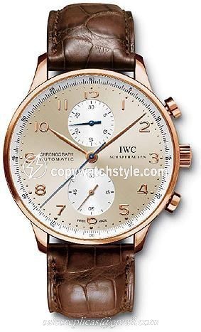 IWC Portugieser Chrono-Automatic Bucherer Champagne IW3714-83 IWC Portugieser Chrono-Automatic Bucherer Champagne IW3714-83