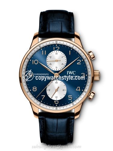 IWC Portugieser Chrono-Automatic Bucherer Blue Editions IW3714-88 IWC Portugieser Chrono-Automatic Bucherer Blue Editions IW3714-88
