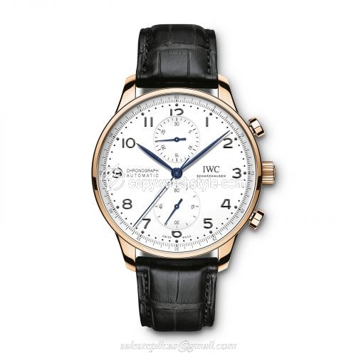 IWC Portugieser Chronograph "150 Years" Red Gold / White IW3716-03 IWC Portugieser Chronograph "150 Years" Red Gold / White IW3716-03