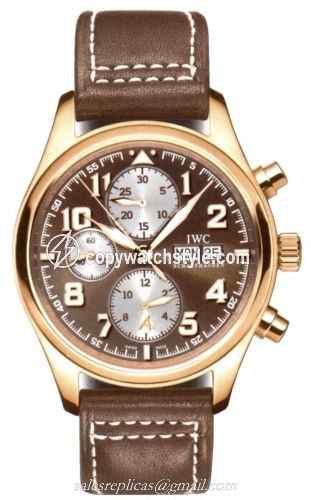 IWC Pilot's Watch Chronograph Antoine de Saint Exupery Rose Gold IW3717-11 IWC Pilot's Watch Chronograph Antoine de Saint Exupery Rose Gold IW3717-11