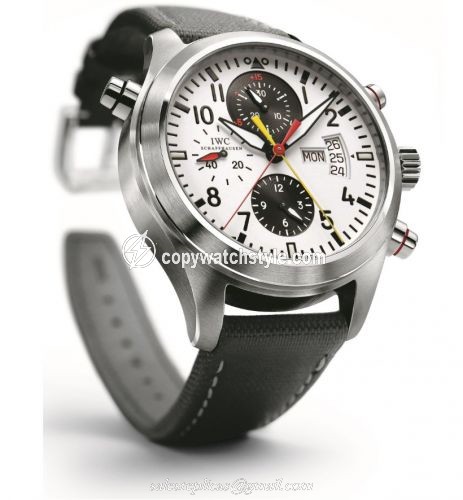 IWC Pilot's Watch Spitfire Double Chronograph DFB IW3718-03 IWC Pilot's Watch Spitfire Double Chronograph DFB IW3718-03