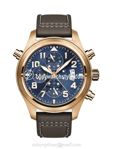 IWC Pilot's Watch Double Chronograph Le Petit Prince Sothebys IW3718-10 IWC Pilot's Watch Double Chronograph Le Petit Prince Sothebys IW3718-10