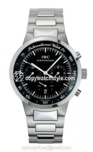 IWC GST Chronograph MecaQuartz Stainless Steel / Black IW3727-02 IWC GST Chronograph MecaQuartz Stainless Steel / Black IW3727-02