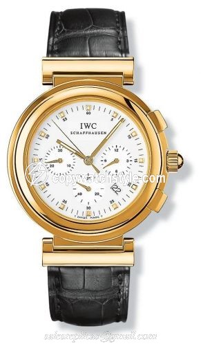 IWC Da Vinci SL Chronograph MecaQuartz Yellow Gold / White IW3728-03 IWC Da Vinci SL Chronograph MecaQuartz Yellow Gold / White IW3728-03