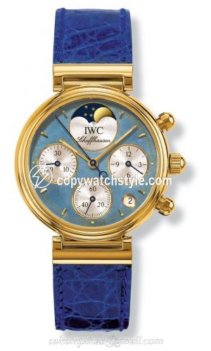 IWC Kleine Da Vinci Yellow Gold / Blue MOP IW3736-09 IWC Kleine Da Vinci Yellow Gold / Blue MOP IW3736-09