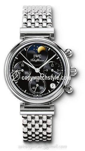 IWC Kleine Da Vinci Stainless Steel / Black / Bracelet IW3736-14 IWC Kleine Da Vinci Stainless Steel / Black / Bracelet IW3736-14