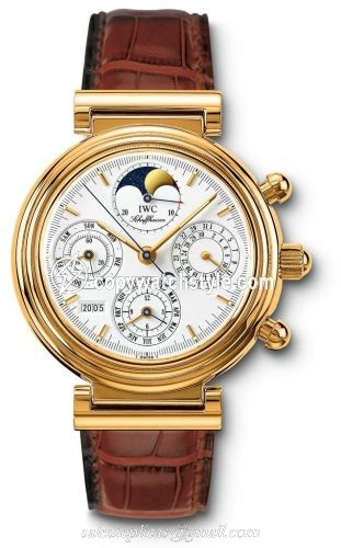 IWC Da Vinci Perpetual Yellow Gold / White / German IW3750-01 IWC Da Vinci Perpetual Yellow Gold / White / German IW3750-01