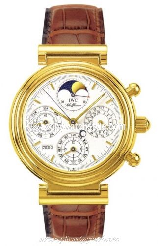 IWC Da Vinci Perpetual Yellow Gold / White / English IW3750-03 IWC Da Vinci Perpetual Yellow Gold / White / English IW3750-03