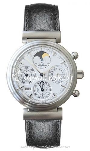 IWC Da Vinci Perpetual Stainless Steel / White / German IW3750-10 IWC Da Vinci Perpetual Stainless Steel / White / German IW3750-10