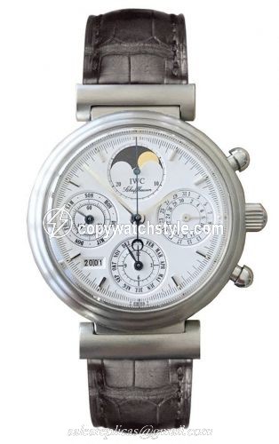 IWC Da Vinci Perpetual Stainless Steel / White / German IW3750-11 IWC Da Vinci Perpetual Stainless Steel / White / German IW3750-11