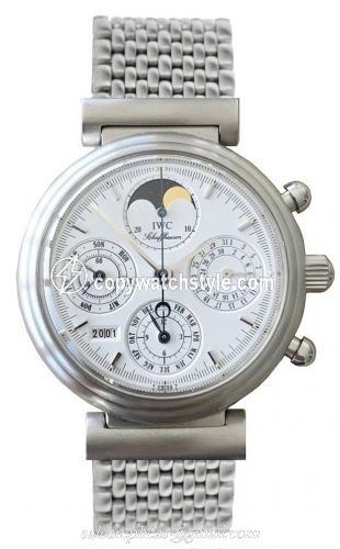 IWC Da Vinci Perpetual Stainless Steel / White / French / Bracelet IW3750-22 IWC Da Vinci Perpetual Stainless Steel / White / French / Bracelet IW3750-22