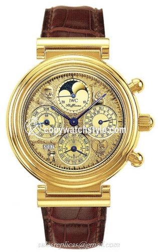 IWC Da Vinci Tourbillon Leonardo Yellow Gold / French IW3752-16 IWC Da Vinci Tourbillon Leonardo Yellow Gold / French IW3752-16
