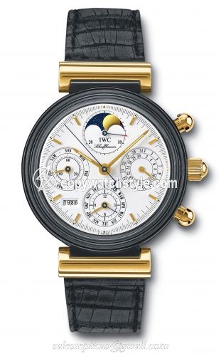 IWC Da Vinci Perpetual Black Ceramic / Yellow Gold / White / English IW3755-03 IWC Da Vinci Perpetual Black Ceramic / Yellow Gold / White / English IW3755-03
