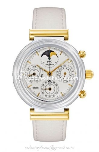 IWC Da Vinci Perpetual White Ceramic / Yellow Gold / White / French IW3755-08 IWC Da Vinci Perpetual White Ceramic / Yellow Gold / White / French IW3755-08