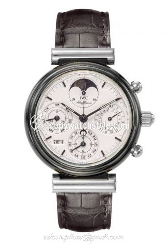 IWC Da Vinci Perpetual Black Ceramic / White Gold / White / English IW3755-09 IWC Da Vinci Perpetual Black Ceramic / White Gold / White / English IW3755-09
