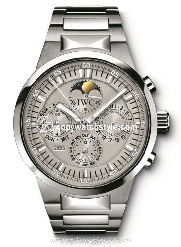 IWC GST Perpetual Calendar Stainless Steel / Grey / English IW3756-07 IWC GST Perpetual Calendar Stainless Steel / Grey / English IW3756-07