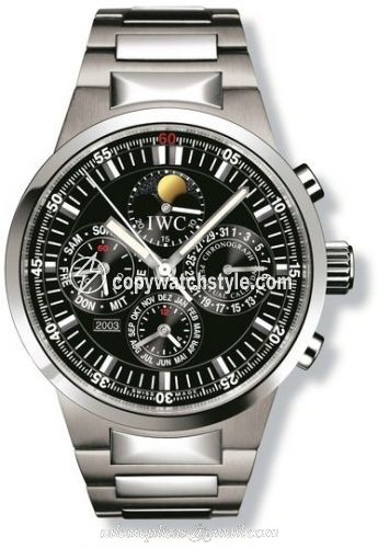 IWC GST Perpetual Calendar Stainless Steel / Black / French IW3756-16 IWC GST Perpetual Calendar Stainless Steel / Black / French IW3756-16