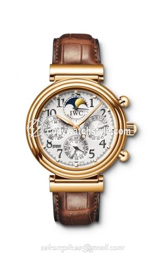 IWC Da Vinci Perpetual Yellow Gold / Silver / English IW3758-19 IWC Da Vinci Perpetual Yellow Gold / Silver / English IW3758-19