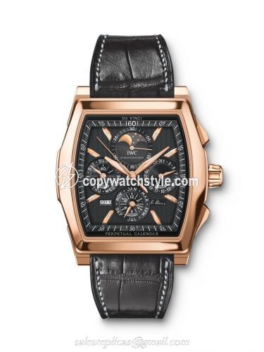 IWC Da Vinci Perpetual Edition Kurt Klaus Rose Gold / Black IW3762-06