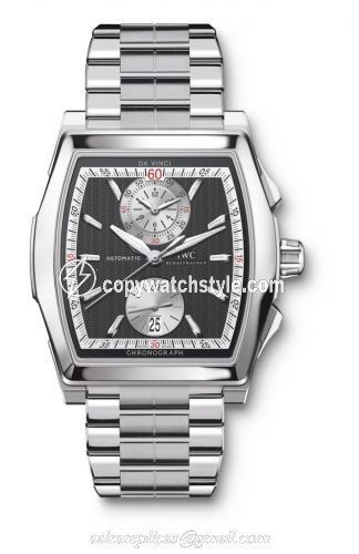IWC Da Vinci Chronograph Stainless Steel / Black / Bracelet IW3764-14 IWC Da Vinci Chronograph Stainless Steel / Black / Bracelet IW3764-14