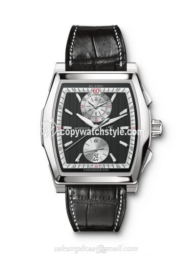 IWC Da Vinci Chronograph Stainless Steel / Black IW3764-21 IWC Da Vinci Chronograph Stainless Steel / Black IW3764-21