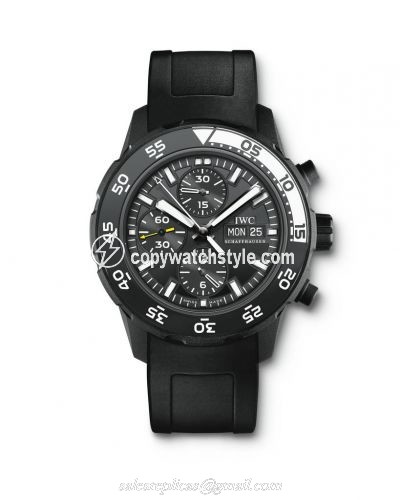 IWC Aquatimer Chronograph Stainless Steel / Black / Rubber / Galapagos Islands IW3767-05 IWC Aquatimer Chronograph Stainless Steel / Black / Rubber / Galapagos Islands IW3767-05