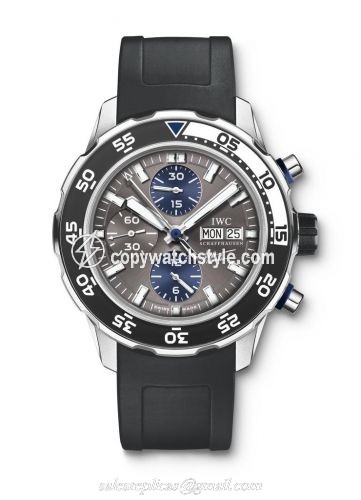 IWC Aquatimer Chronograph Stainless Steel / Grey / Rubber / Cousteau Divers 2010 IW3767-06 IWC Aquatimer Chronograph Stainless Steel / Grey / Rubber / Cousteau Divers 2010 IW3767-06
