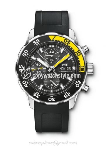 IWC Aquatimer Chronograph Stainless Steel / Black / Rubber IW3767-09 IWC Aquatimer Chronograph Stainless Steel / Black / Rubber IW3767-09