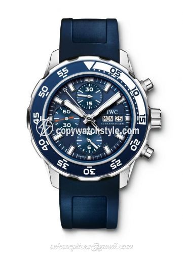 IWC Aquatimer Chronograph Stainless Steel / Blue / Rubber IW3767-11 IWC Aquatimer Chronograph Stainless Steel / Blue / Rubber IW3767-11