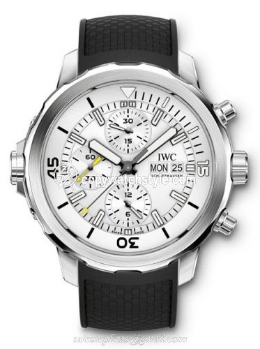 IWC Aquatimer Chronograph Stainless Steel / Silver / Rubber IW3768-01 IWC Aquatimer Chronograph Stainless Steel / Silver / Rubber IW3768-01