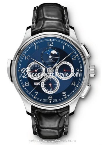 IWC Portugieser Grande Complication Platinum / Bucherer Blue IW3776-03 IWC Portugieser Grande Complication Platinum / Bucherer Blue IW3776-03