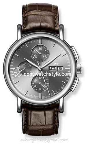 IWC Portofino Chronograph White Gold / Ardoise IW3783-01 IWC Portofino Chronograph White Gold / Ardoise IW3783-01