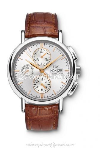 IWC Portofino Chronograph Stainless Steel / Silver IW3783-02 IWC Portofino Chronograph Stainless Steel / Silver IW3783-02