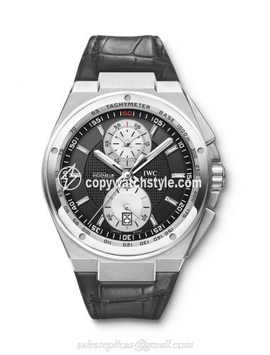 IWC Big Ingenieur Chronograph Steel / Black / Strap IW3784-01 IWC Big Ingenieur Chronograph Steel / Black / Strap IW3784-01