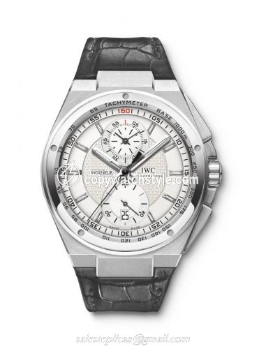 IWC Big Ingenieur Chronograph Stainless Steel / Silver / Strap IW3784-05 IWC Big Ingenieur Chronograph Stainless Steel / Silver / Strap IW3784-05
